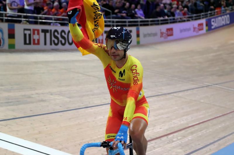 Imagen de la noticia ‛Sebastián Mora takes silver at Worlds’ Points Race with perfectly-timed move’