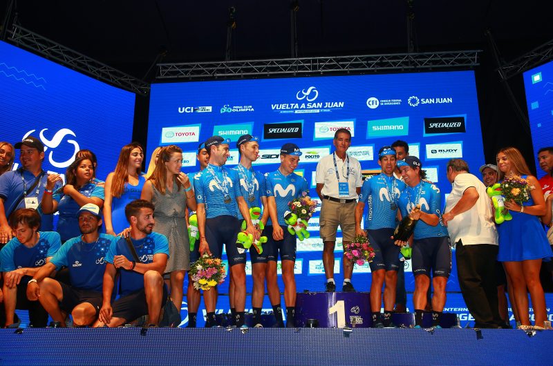 Imagen de la noticia ‛Movistar Team on final podium of Vuelta a San Juan’