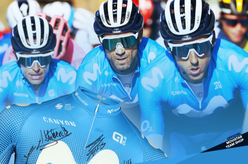 Imagen de la noticia ‛Win a La Vuelta-signed Movistar Team jersey with our Deporvillage contest’