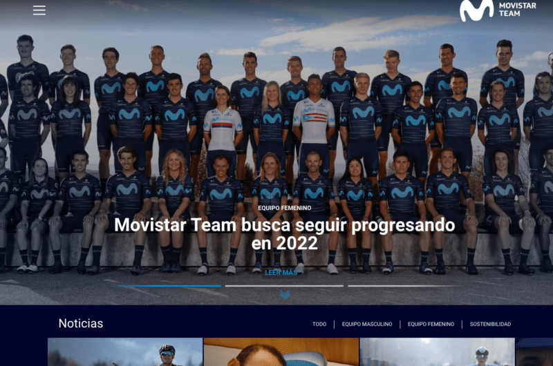 News' image‛Movistar Team lanza su nueva web oficial’