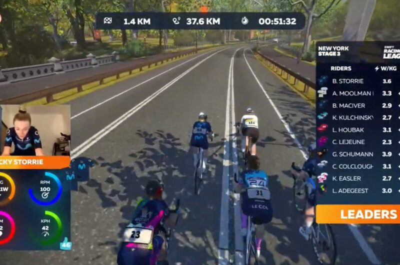 Imagen de la noticia ‛eTeam takes 3rd (wmn) in New York, gets closer to top places overall at Zwift Racing League’