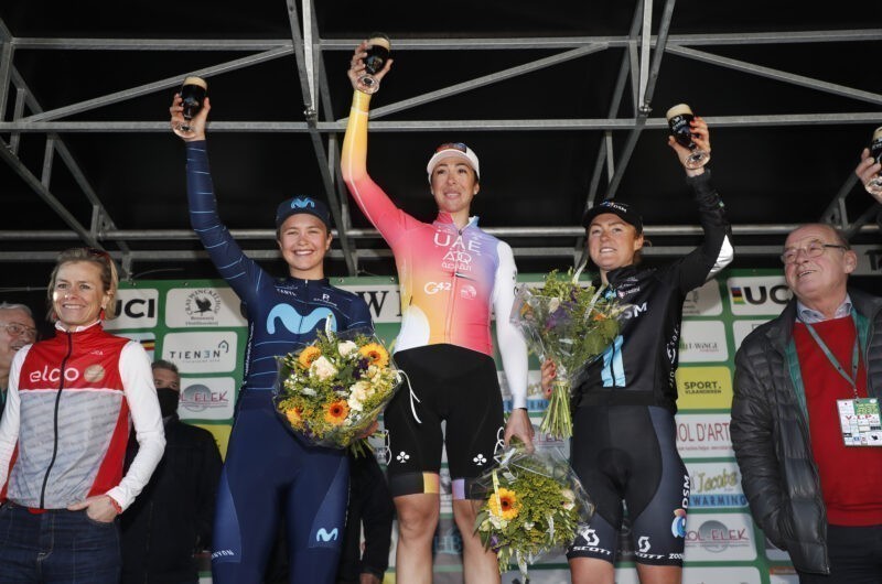News' image‛Norsgaard (2ª), primer podio de 2022 en el Omloop van het Hageland; gran fuga junto a Biannic’