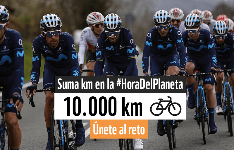 News' image‛Movistar Team, 10.000 km junto a WWF para dar ‘La Vuelta al Planeta’’