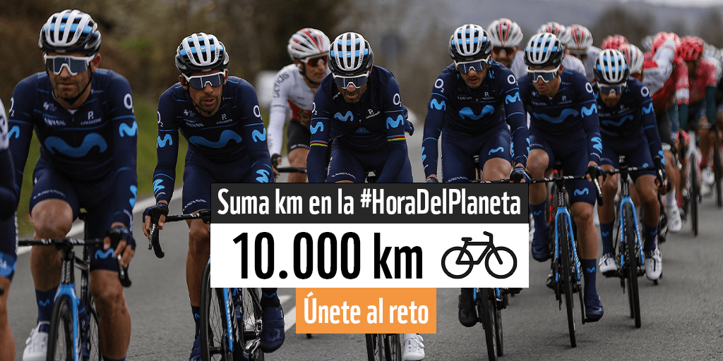 Movistar Team to cover 10,000km for WWT to take a ‘Lap of Earth’