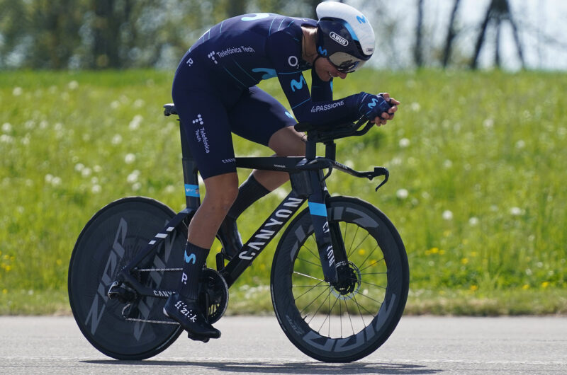 Imagen de la noticia ‛Mühlberger, Jacobs (+21″) top Movistar Team riders at Lausanne prologue’