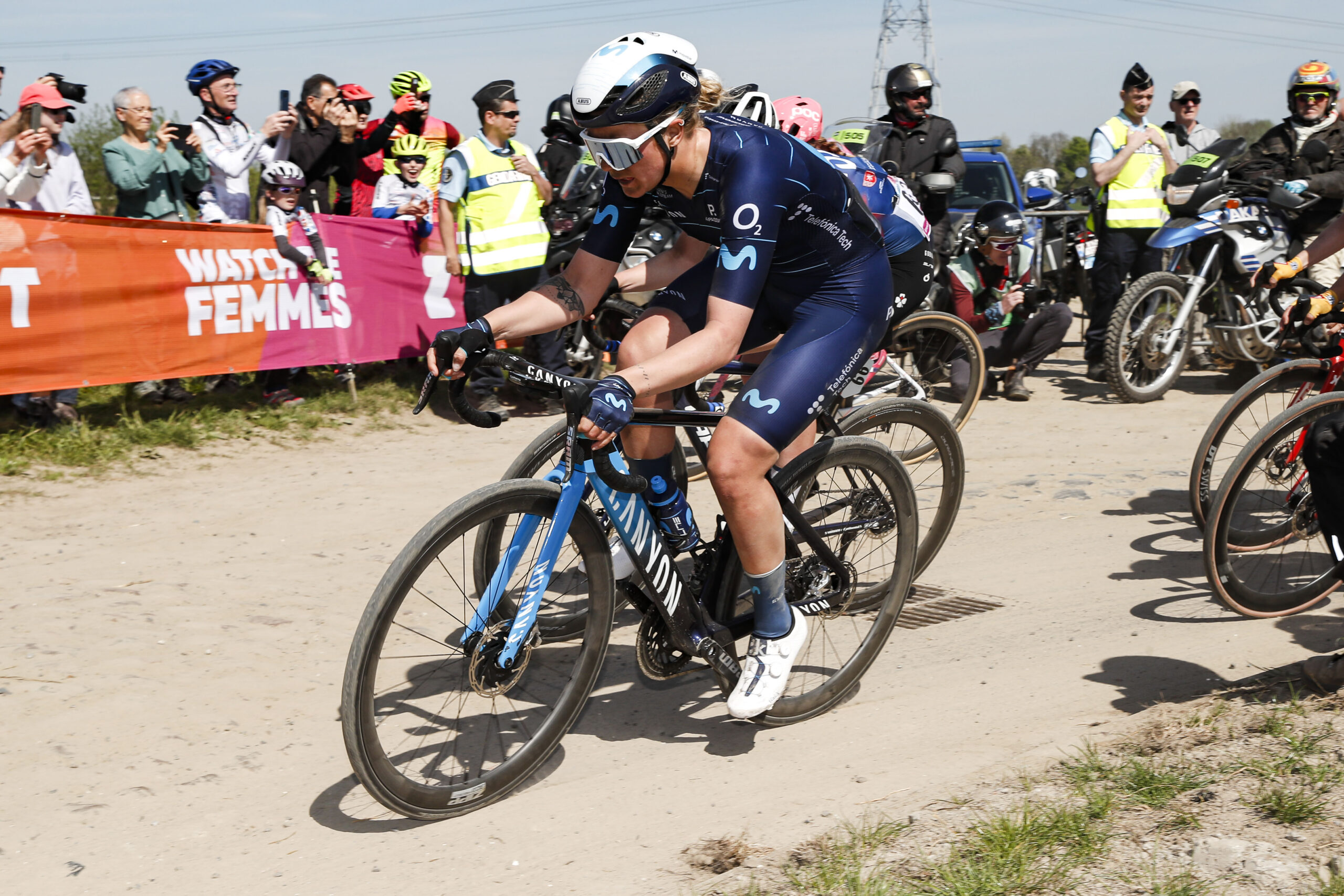 Emma Norsgaard (11th) again close to top contenders at second edition of Paris-Roubaix Movistar Team