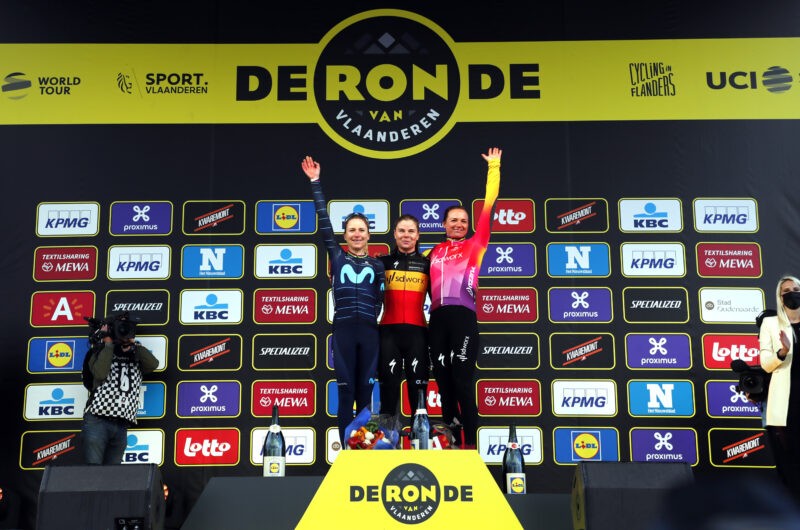 News' image‛Van Vleuten, un 2º de gran satisfacción en Flandes con un extraordinario Movistar Team; Sierra, 4ª’