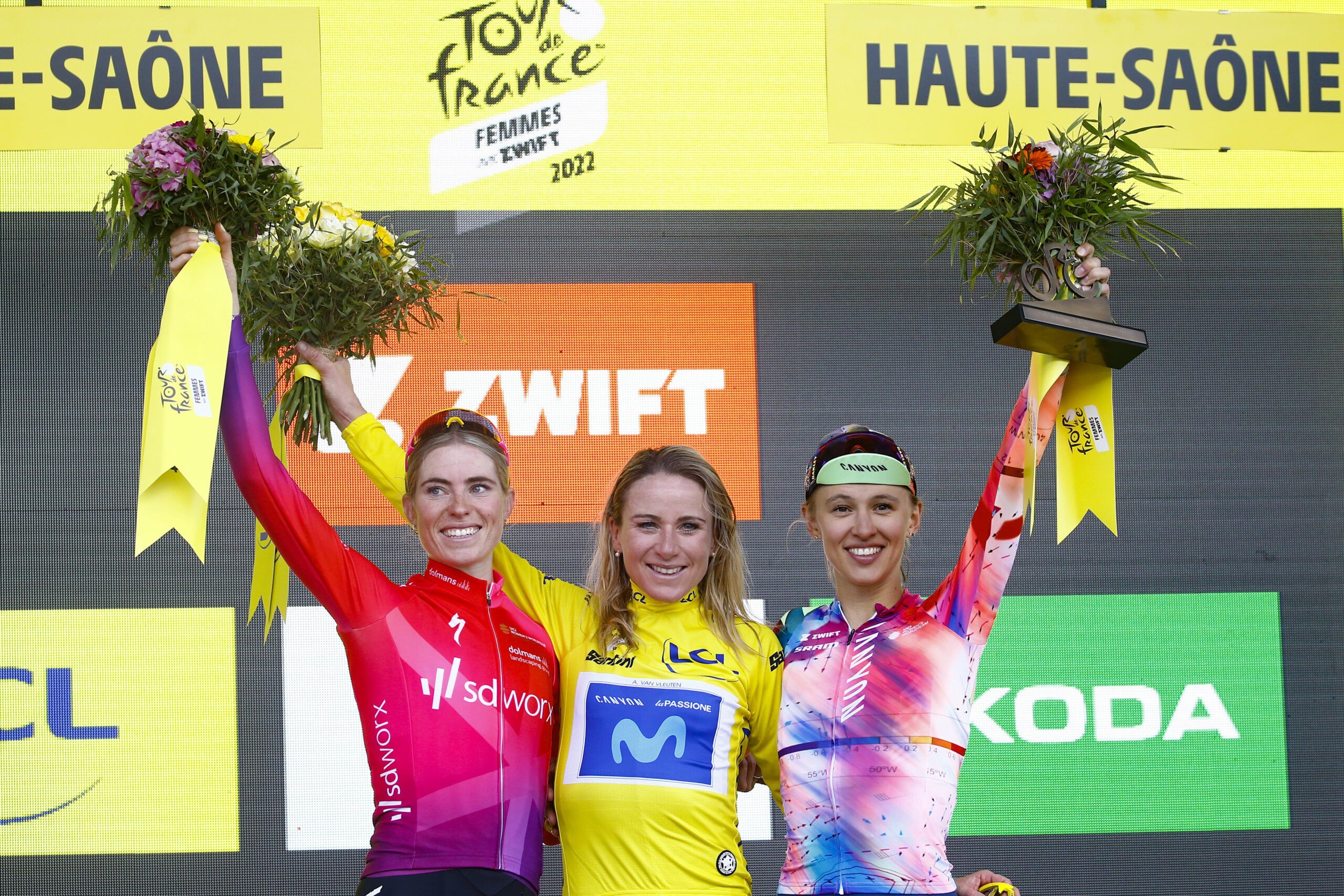 Annemiek van Vleuten and Movistar Team make history: the Tour is ours!