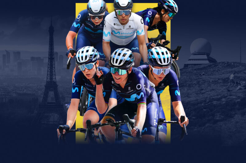Imagen de la noticia ‛’40 + 1′: Movistar Team part of new Tour de France Femmes avec Zwift’