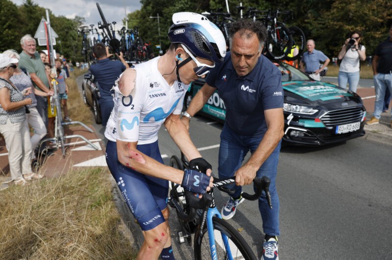 News' image‛Día de sustos en Utrecht: Mühlberger y Valverde, al suelo -sin lesiones graves- en la 2ª etapa’