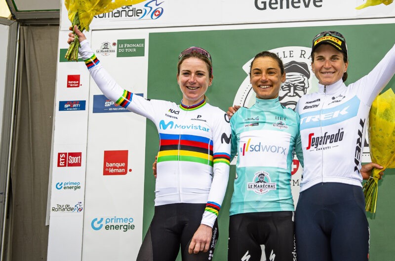 Imagen de la noticia ‛Van Vleuten 2nd overall in Romandie, wraps up unbeatable 2022 season; Sierra 3rd at Geneva showdown’