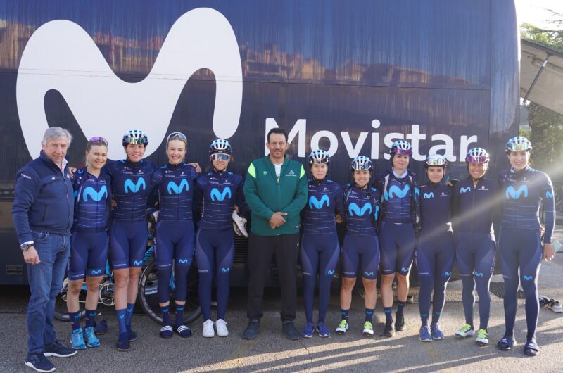 Imagen de la noticia ‛Saudi Cycling visits Movistar Team at 2023 pre-season camp’