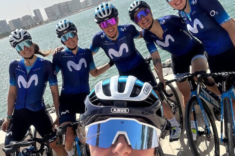 News' image‛Las Movistar Team ya entrenan por Abu Dhabi antes del primer UAE Tour Women’
