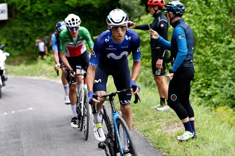 News' image‛Verona, 5º en la primera gran fuga de Movistar Team en el Giro en Fossombrone’
