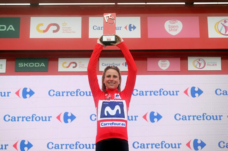 Imagen de la noticia ‛Van Vleuten, Movistar Team continue to make history with La Vuelta Femenina win’