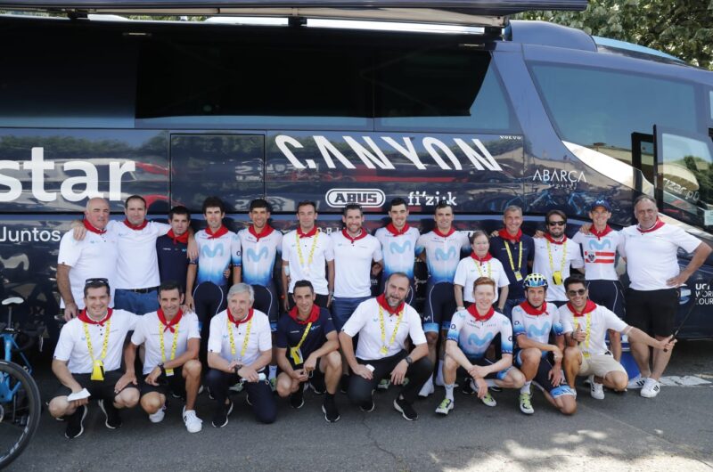 News' image‛Movistar Team celebra San Fermín 2023 en el Tour de Francia y el Giro Donne’
