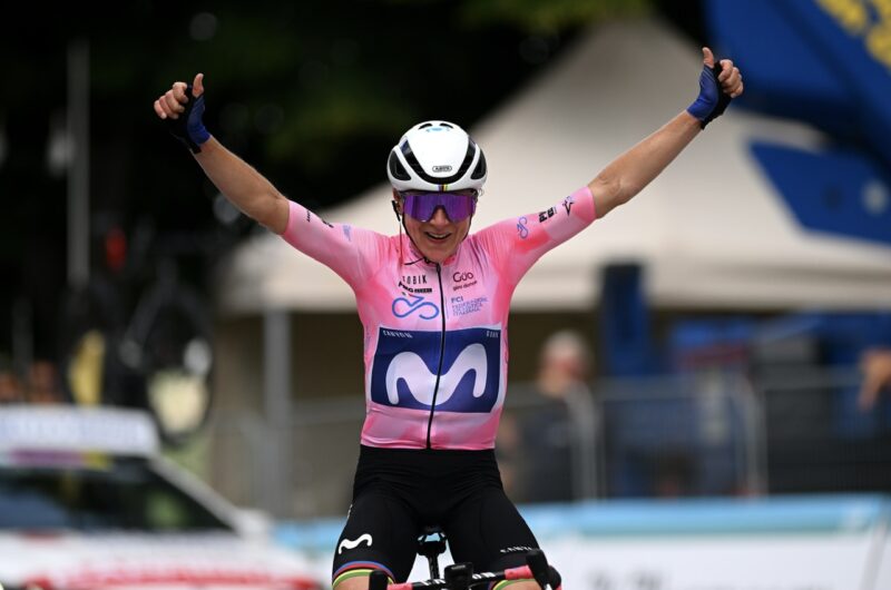 Imagen de la noticia ‛Van Vleuten wins in Maglia Rosa in Canelli, Lippert 3rd in glorious day for Movistar Team’