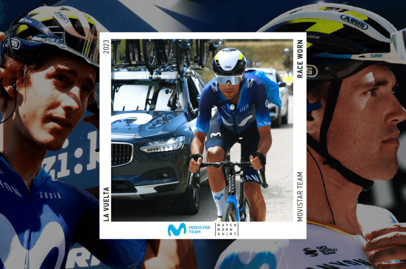 Imagen de la noticia ‛Movistar Team collaborates with the Save My Brain foundation: auction of signed helmets in stage 2 of La Vuelta’