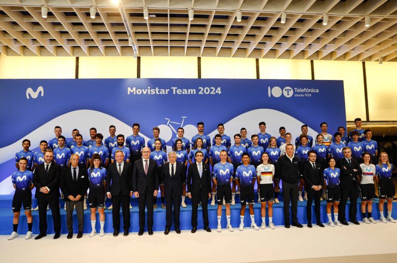 Imagen de la noticia ‛Renewed impulse for Movistar Team in 2024 as Blues celebrate Telefónica’s 100th anniversary’