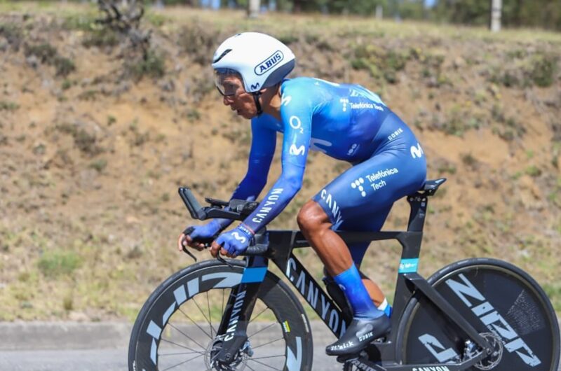 Imagen de la noticia ‛Nairo Quintana 4th in first Movistar Team outing at Colombian TT Champs in Tunja’