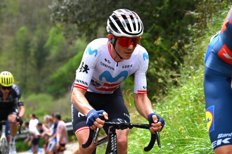 Imagen de la noticia ‛2023 stage winner Mühlberger leads climbing Movistar Team at Tour of the Alps (Mon 15th – Fri 19th)’