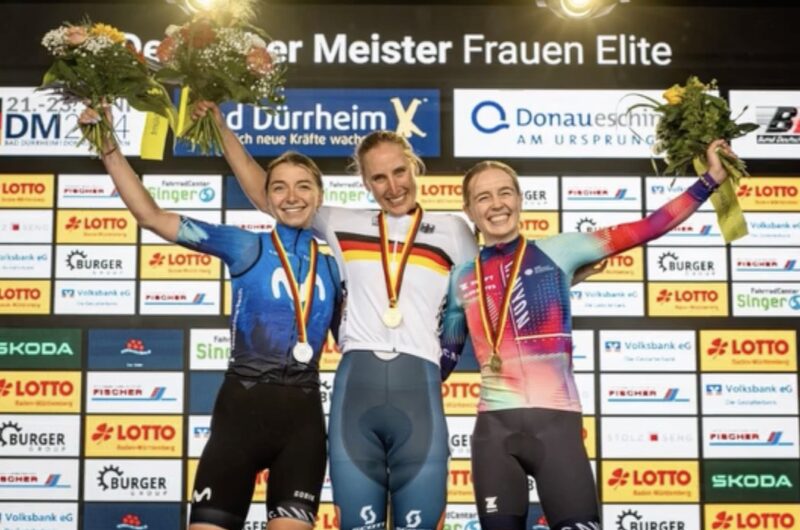 News' image‛Liane Lippert (2ª) lucha hasta el final por retener su maillot en Alemania’