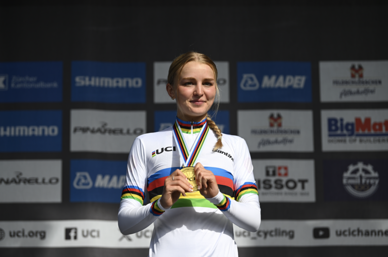 News' image‛Cat Ferguson es de oro: ¡Campeona del Mundo contrarreloj júnior!’